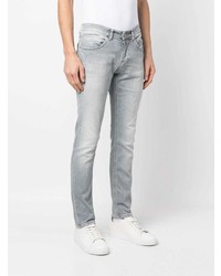 graue enge Jeans von Dondup