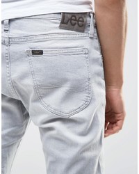 graue enge Jeans von Lee