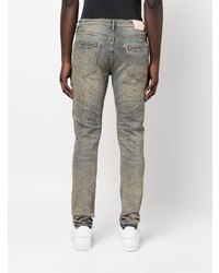 graue enge Jeans von purple brand