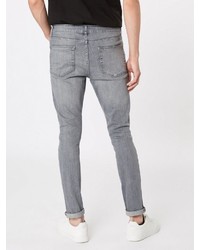graue enge Jeans von New Look