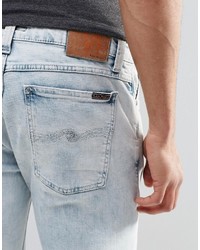 graue enge Jeans von Nudie Jeans