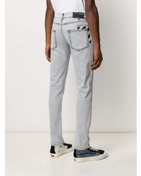 graue enge Jeans von Off-White