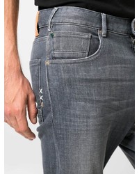 graue enge Jeans von Scotch & Soda