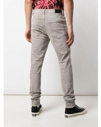 graue enge Jeans von Amiri