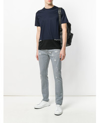 graue enge Jeans von Les Hommes Urban