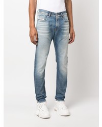 graue enge Jeans von Diesel