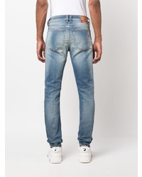 graue enge Jeans von Diesel