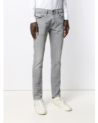 graue enge Jeans von Diesel