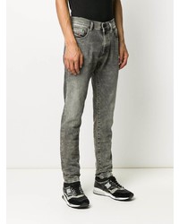 graue enge Jeans von Diesel