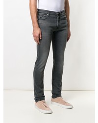 graue enge Jeans von Jacob Cohen