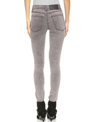 graue enge Jeans von Cheap Monday