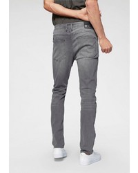 graue enge Jeans von Tom Tailor Denim