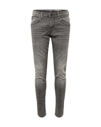 graue enge Jeans von Tom Tailor Denim