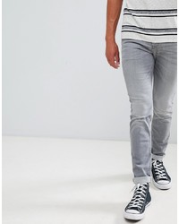 graue enge Jeans von Tom Tailor