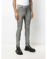 graue enge Jeans von Rick Owens DRKSHDW