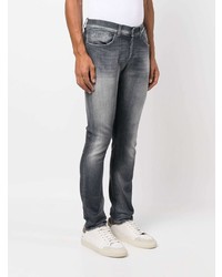 graue enge Jeans von Dondup