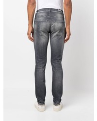 graue enge Jeans von Dondup