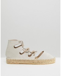 graue Espadrilles von Asos