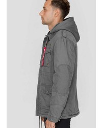 graue Feldjacke von Alpha Industries