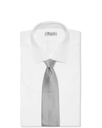 graue gepunktete Krawatte von Dunhill