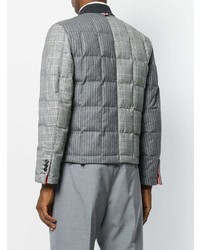 graue gesteppte Bomberjacke von Thom Browne