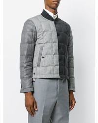 graue gesteppte Bomberjacke von Thom Browne