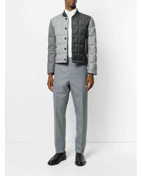 graue gesteppte Bomberjacke von Thom Browne