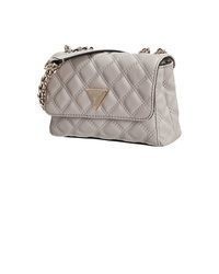 graue gesteppte Taschen von GUESS