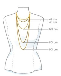 graue Halskette von Swarovski