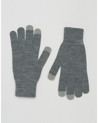 graue Handschuhe von Asos