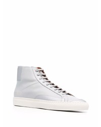 graue hohe Sneakers aus Leder von Common Projects