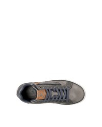 graue hohe Sneakers aus Leder von Dockers by Gerli