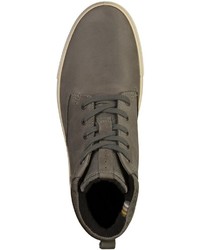 graue hohe Sneakers aus Leder von Ecco