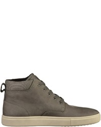 graue hohe Sneakers aus Leder von Ecco