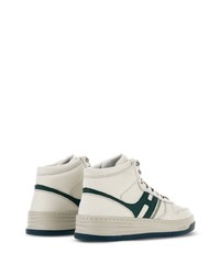 graue hohe Sneakers aus Leder von Hogan