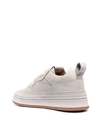 graue hohe Sneakers aus Leder von Buttero