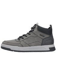graue hohe Sneakers aus Leder von Rieker