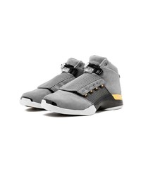 graue hohe Sneakers aus Wildleder von Jordan