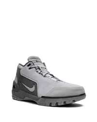 graue hohe Sneakers aus Wildleder von Nike
