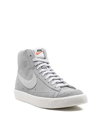 graue hohe Sneakers aus Wildleder von Nike