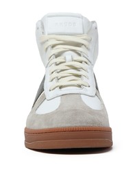 graue hohe Sneakers aus Wildleder von Rhude