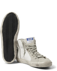 graue hohe Sneakers aus Wildleder von Golden Goose Deluxe Brand