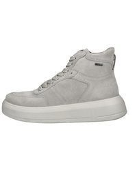 graue hohe Sneakers aus Wildleder von Legero