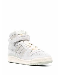 graue hohe Sneakers aus Wildleder von adidas