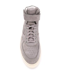 graue hohe Sneakers aus Wildleder von A-Cold-Wall*