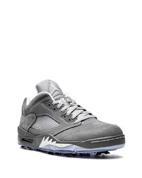 graue hohe Sneakers aus Wildleder von Jordan