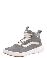 graue hohe Sneakers aus Wildleder von Vans