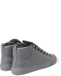 graue hohe Sneakers von Balenciaga