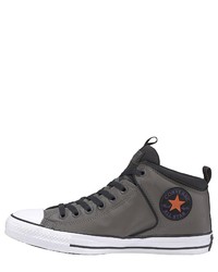 graue hohe Sneakers von Converse