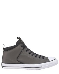 graue hohe Sneakers von Converse